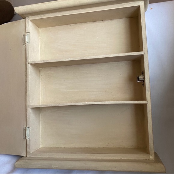 Accents Wood Box Topiary Design Shelves Inside New Poshmark